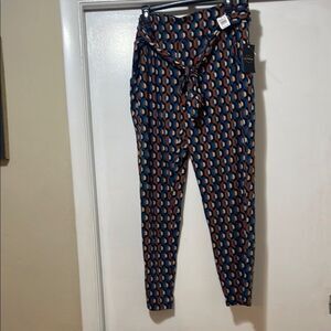 Goddess Multicolor Geometric Pants NWT size large